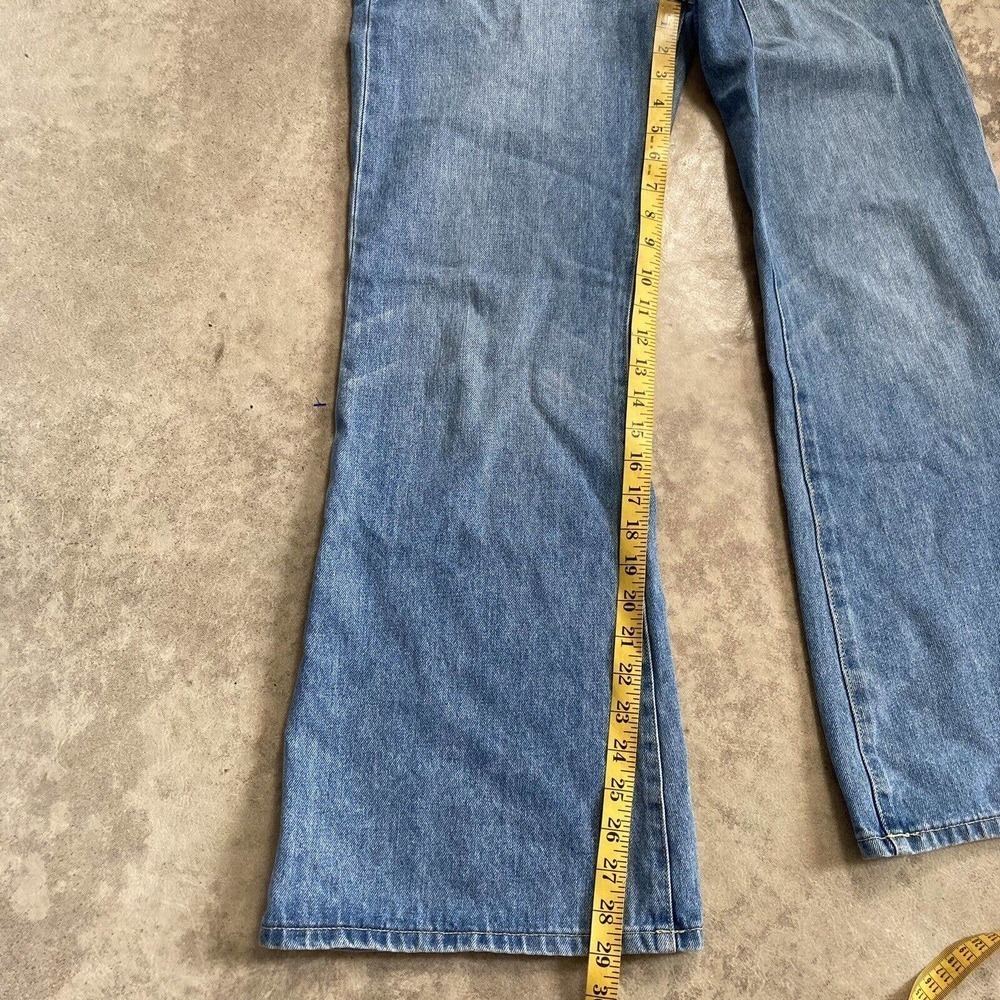 Eve Denim Womens‎ Size 27 The Jacqueline Flare Leg Cotton High Rise Jeans Blue - Picture 6 of 15